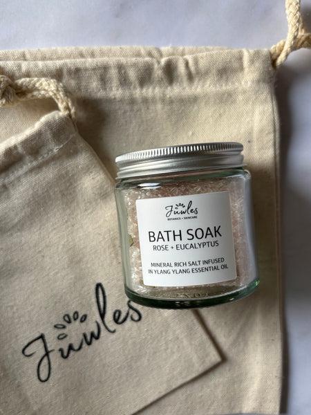 Rose + Eucalyptus Bath Salts